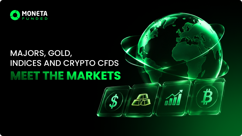 Majors, Gold, Indices and Crypto CFDs: Meet the Markets